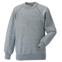 Kids Raglan Sleeve Sweatshirt Light Oxford / 1-2