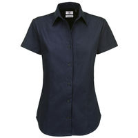 Sharp Short Sleeve /women Navy / Xs