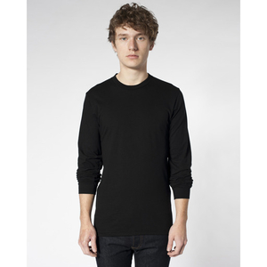 Unisex Fine Jersey Long Sleeve T-shirt (2007) Asphalt / S