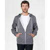 Unisex Salt And Pepper Zip Hoodie (mt497) Peppered Cranberry / Xs