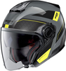 Nolan N40-5 Pivot N-Com Jet Helmet,  grey-yellow,  Size L,  grey-yellow,  Size L