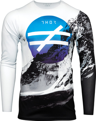 Thor Prime Pro Mesmer
Motocross Jersey,  white, 
Size L,  white,  Size L
