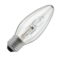 18W Energy Saving Halogen Candle Bulb - Screw