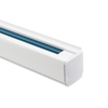 2m Aluminum Three Circuit Track - White