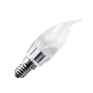 2W LED Mini Chandelier Bent Tip Candle Bulb – Micro Screw
