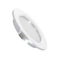 3W Cool White LED Downlight 12V DC with Quick Connector - Aluminium