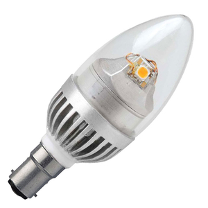 5W LED Clear Candle Bulb - S.Bayonet