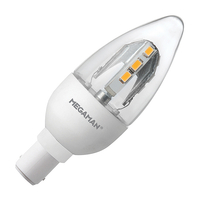 5W LED Clear Candle Bulb – S.Bayonet – Dimmable