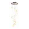 Adrien 16 Light Cluster Ceiling Pendant - Satin Nickel