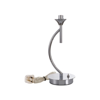 Arcdon Polished Chrome Single Vertical Table Lamp
