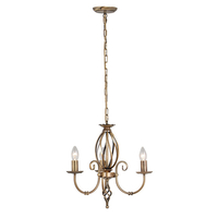 Artisan 3 Light Dual Mount - Aged Brass