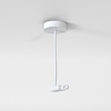 Astro 1 Circuit Track Suspension Live End Supply - White