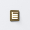 Astro Arran Square LED Outdoor Recessed Wall Light - Solid Brass