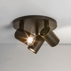 Astro Ascoli 3 Light Plate Spotlight - Bronze