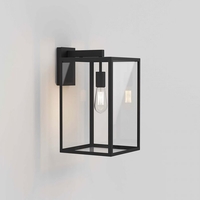 Astro Box 450 Outdoor Hanging Lantern Wall Light - Black