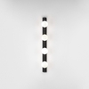 Astro Cabaret 4 Light Glass Mirror Light - Matt Black
