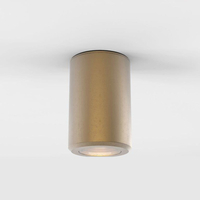 Astro Coastal Jura Outdoor Flush Ceiling Light - Antique Brass