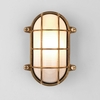 Astro Coastal Thurso Outdoor Flush Light - Natural Brass