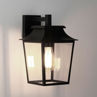 Astro Richmond Outdoor Hanging Lantern Wall Light - Black