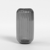 Astro Tacoma Reed Ribbed Glass Shade - Smoke Grey