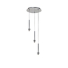 Ava Ceiling Pendant Lamp Holder - Polished Chrome