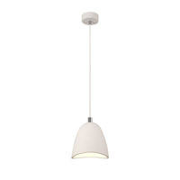 Bianca Single Light Medium Ceiling Pendant In a White Paintable Finish