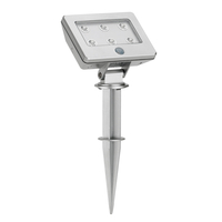 Briloner Lero Battery Operated Daylight LED Garden Spike Light with PIR Sensor - 6 LEDs
