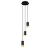 Cami 3 Light Cluster Ceiling Pendant - Black