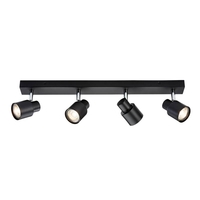 Capture 4 Light Bar Spotlight Plate - Matt Black