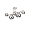 Cassius Semi-Flush Ceiling Light - Satin Nickel