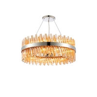 Cedar Chandelier - Polished Nickel
