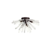 Clara Flush Light - Brown