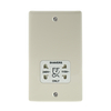 Cream Low Profile Dual Voltage Shaver Socket