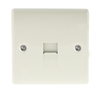 Cream Low Profile Telephone Master Socket
