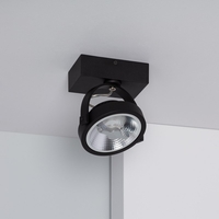 Cree 15W Dimmable LED Surface Spotlight - Black
