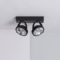 Cree 30W Dimmable Cool White LED Twin Surface Spotlight - Black