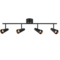 Crest 4 Light Spotlight Bar - Black