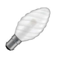 Crompton 3W LED Satin Twisted Candle Bulb – S.Bayonet - Non-Dimmable