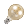 Crompton 5W Very Warm White Dimmable LED Decorative Filament 80mm Globe Bulb - Bayonet Cap