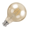 Crompton 5W Very Warm White Dimmable LED Decorative Filament 95mm Globe Bulb - Bayonet Cap