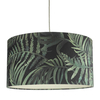 Dar Bamboo Ceiling Pendant Shade - Green Print