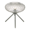 Dar Bibiana Glass Table Lamp - Clear