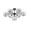 Dar Cohen 7 Light Semi-Flush Ceiling Light - Matt Black
