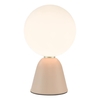 Dar Francesca Table Lamp With Opal Glass - Pink