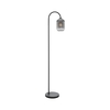 Dar Idra Floor Lamp - Matt Black