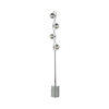 Dar Lysandra 4 Light Floor Lamp - Polished Chrome