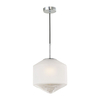 Dar Nisha Glass Ceiling Pendant Light - Polished Chrome