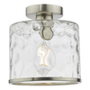 Dar Olsen Semi-Flush Ceiling Light - Satin Chrome