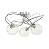 Dar Onawa 3 Light Semi-Flush Ceiling Light - Polished Chrome