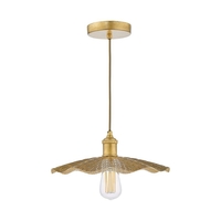 Dar Piper Ceiling Pendant Light - Gold Leaf
